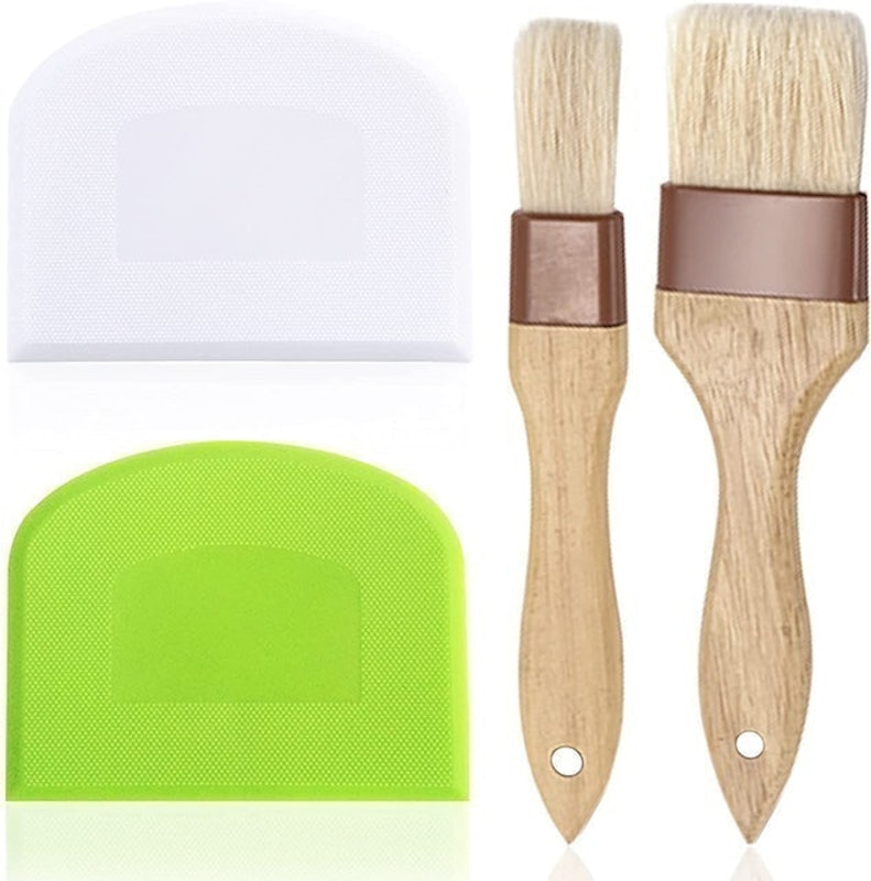 Pastry Brushes and Dough Scraper 1