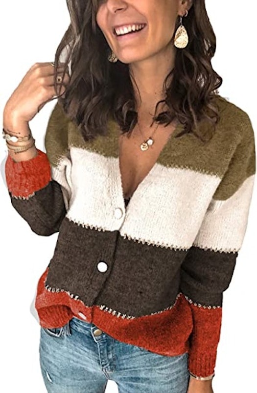 Striped Colour Block Jumper 1
