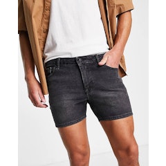 Skinny Denim Shorts