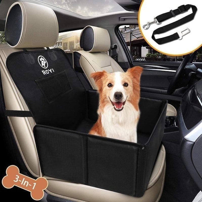 3-in-1 Dog Car Seat with Seat Belt 1