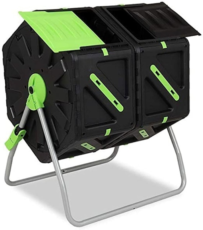 Dual Chamber Tumbling Composter Bin 1