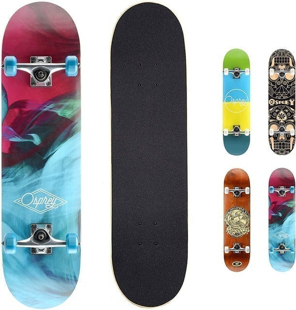 Complete Double Kick Skateboard 1