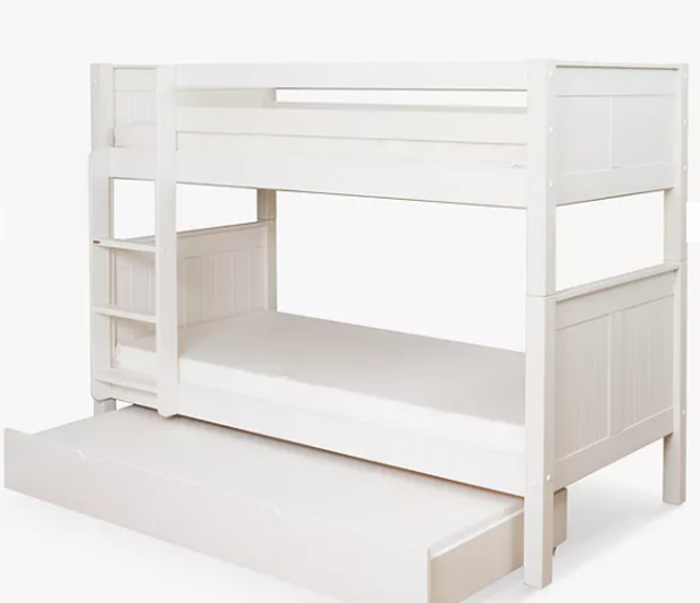 Classic Child Compliant Bunk Bed With Trundle Mattress 1