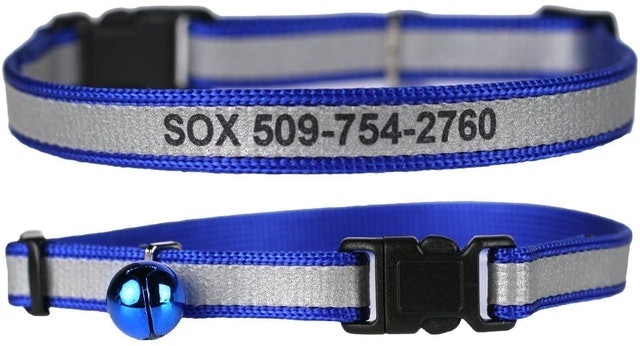 Personalised Reflective Cat Collars 2