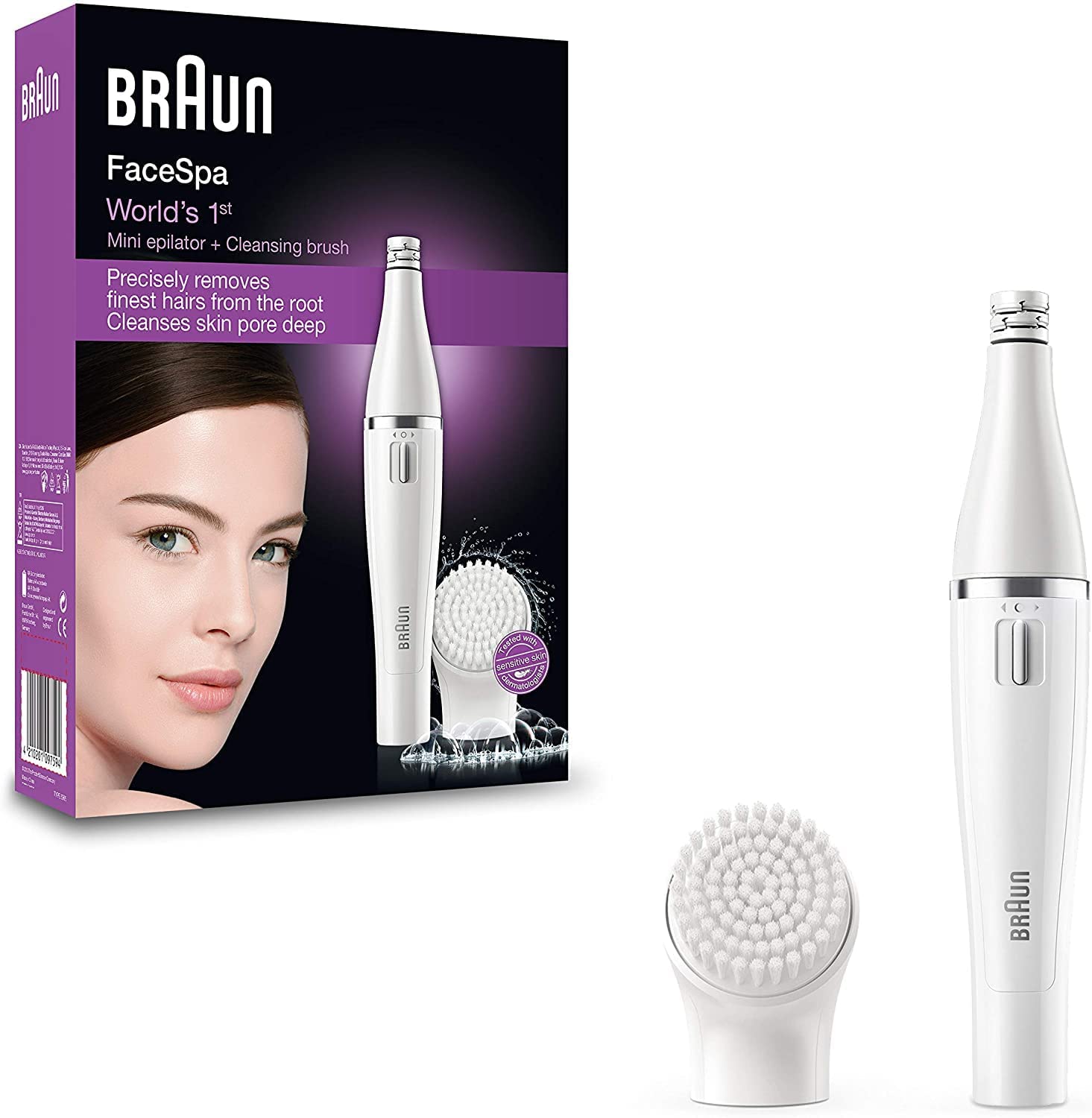FaceSpa 810 Facial Epilator and Cleansing Brush 1