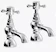 Abode Sentiment Basin Pillar Bathroom Taps 1