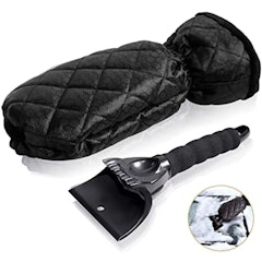 Ice Scraper for Car with Waterproof Glove