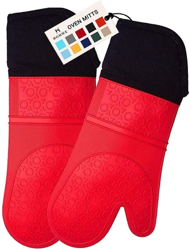 Extra Long Silicone Oven Mitt 1