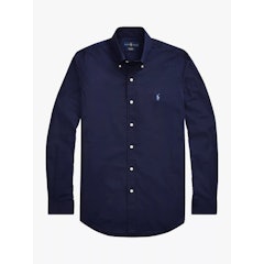 Navy Slim Fit Poplin Shirt