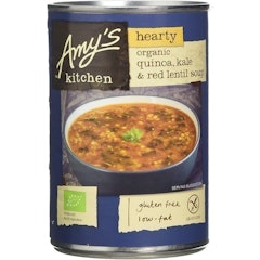 Hearty Organic Quinoa, Kale and Red Lentil Soup