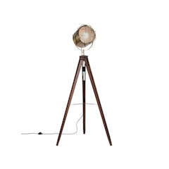 Jules Wood Marine Head Floor Lamp