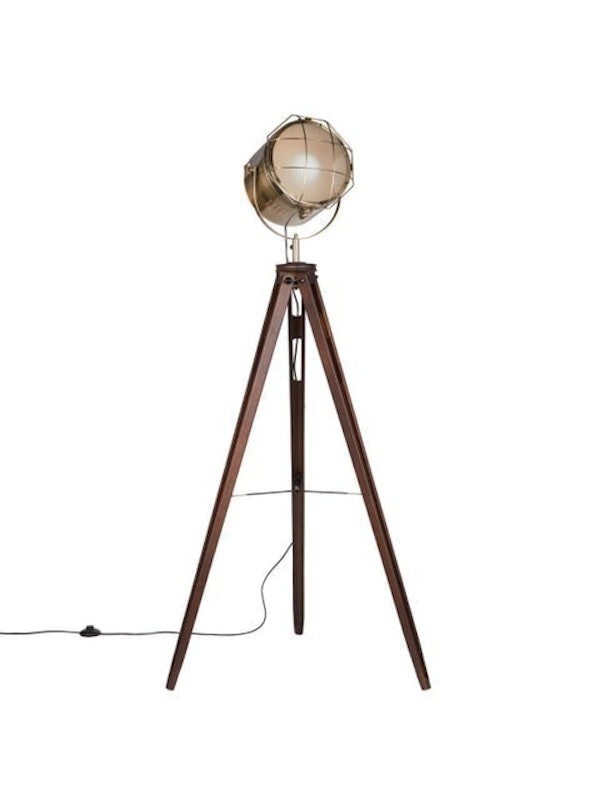 Jules Wood Marine Head Floor Lamp 1