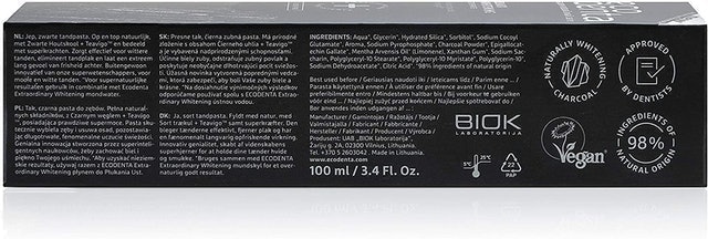 Activated Charcoal Teeth Whitening Toothpaste 2