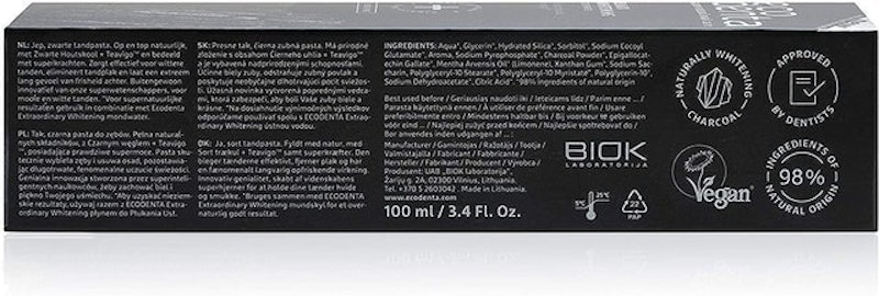 Activated Charcoal Teeth Whitening Toothpaste 2