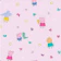 Peppa Pig Pink Heart Butterfly Children's Wallpaper 1