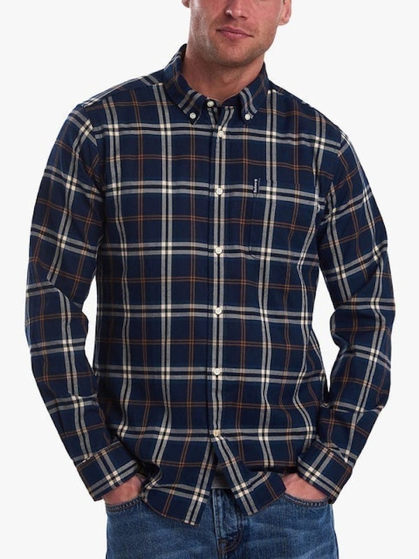 Highland Check Stripe 35 Tailored Shirt 1