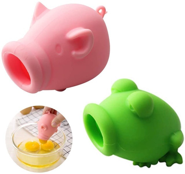 2 Silicone Egg Separators 1