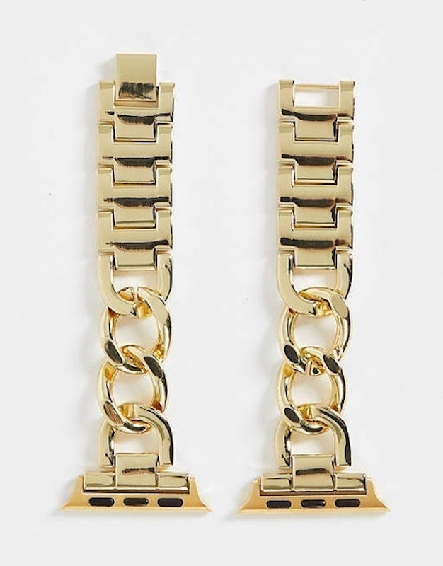 Chain Bracelet Smart Watch Strap in Gold 1
