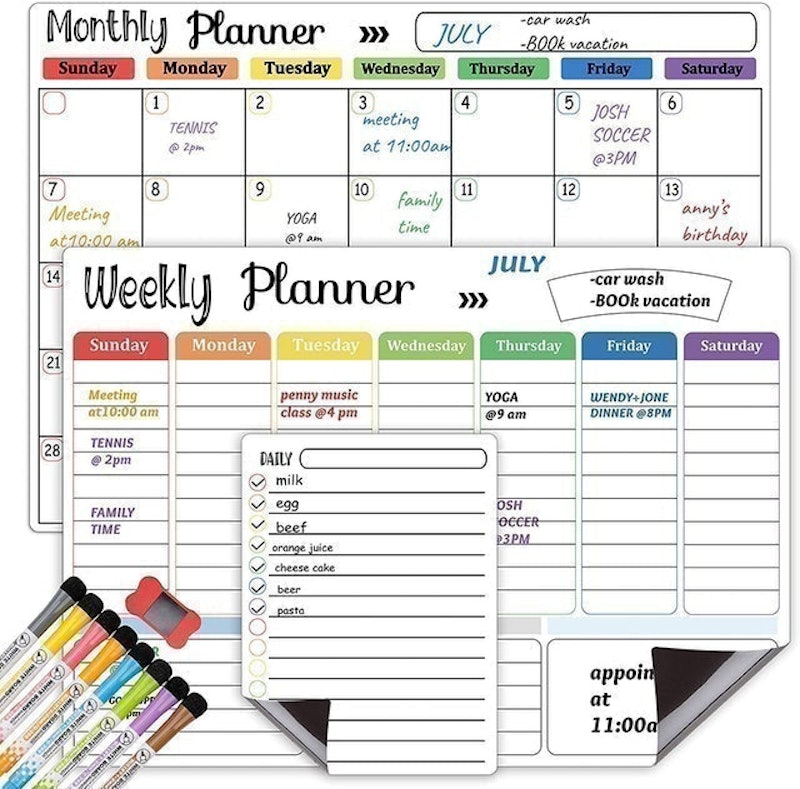 Dry Erase Calendar Kit 1