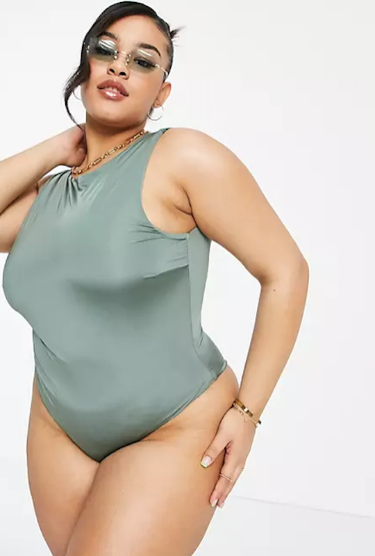 Curve High Neck Swimsuit 2