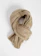 Tu Oatmeal Cable Knit Scarf 1