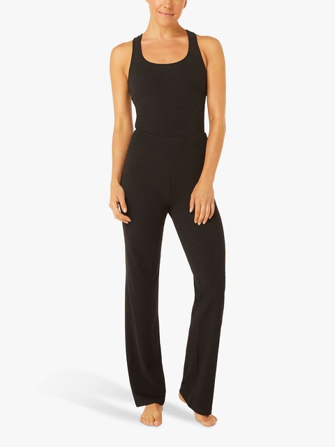 9. M Life Lotus Classic Bootleg Fit Yoga Pants in Dark Blue 1