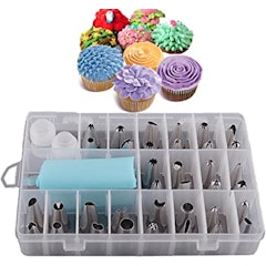 24pcs Set Flower Piping Nozzles