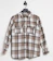In The Style Exclusive Oversized Check Shirt in Cream 1