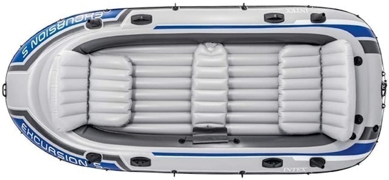 Excursion 5 Inflatable Boat Set With Aluminium Oars and Pump 2
