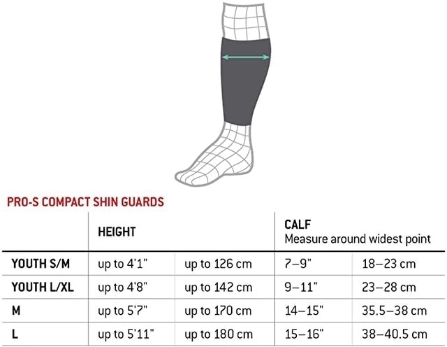 Youth Pro-S Compact Shin Guards 3
