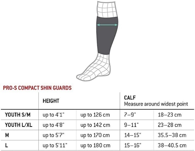 Youth Pro-S Compact Shin Guards 3