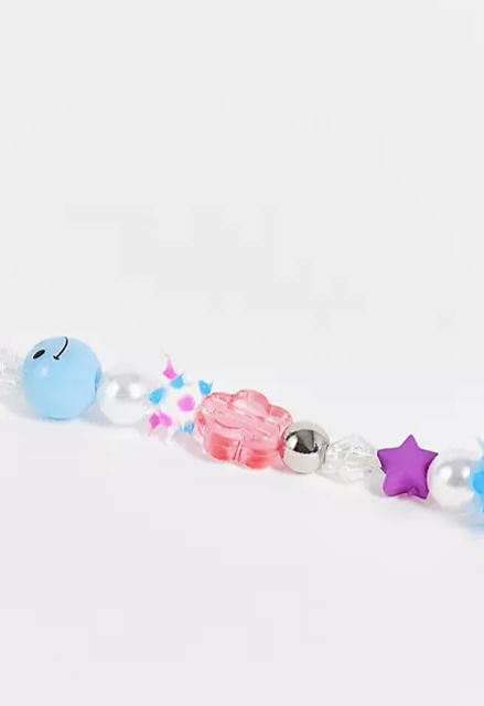 Spikey Rubber Bead Necklace 3