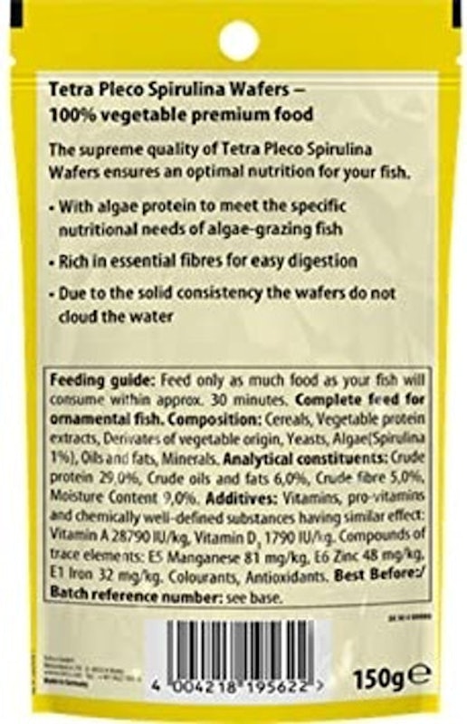 Pleco Fish Food Spirulina Wafers 2