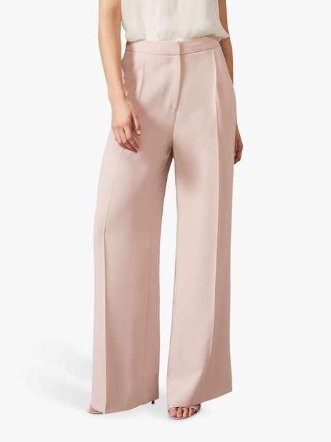 Cadie Wide Leg Suit Trousers 1