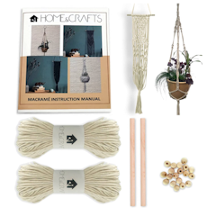 Plant and Wall Hanging Dual Macrame Kit