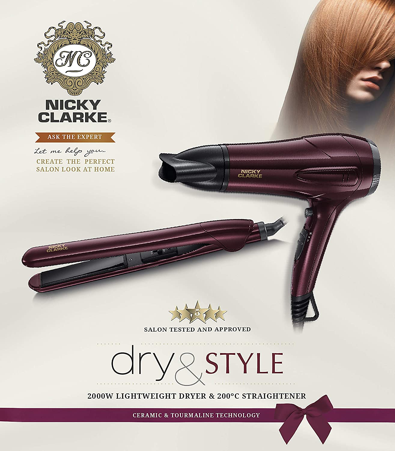 Dry & Style Dryer & Straightener Gift Set 2