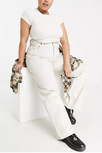 Plus Echo Sky High Wide Leg Jeans 1