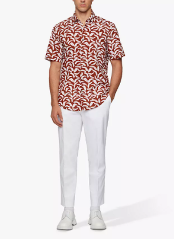 Luka Banana Leaf Print Shirt 2