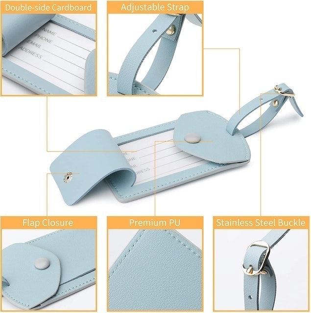 Kevancho Leather Luggage Tags 2