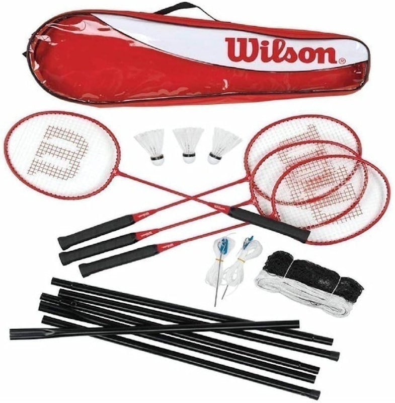 Wilson Tour 4 Racket Badminton Set With Net 1