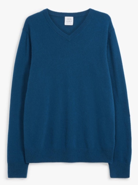 Cashmere V-Neck Jumper 3