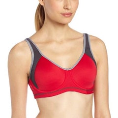 4. Freya Full Coverage Active Underwire Moulded Sports Bra, Hot Crimson