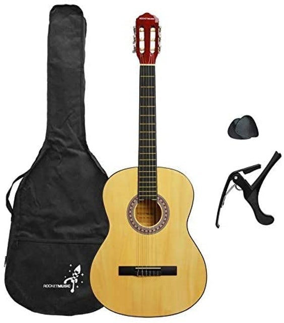 Rocket Full Size Classical Guitar Starter Pack 1