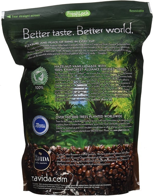 Hazelnut Vanilla Premium Whole Bean Coffee 2