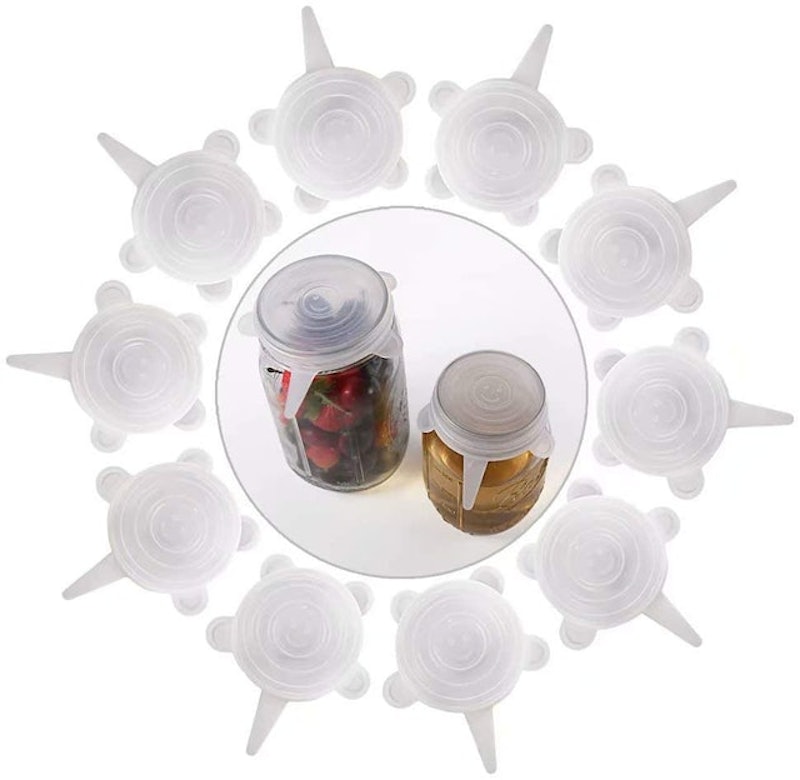 8. 77L Silicone Stretch Mason Jar Lids 1