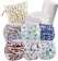 Juicy Bumbles Coloured Reusable Nappy Kit With Bamboo Inserts 1