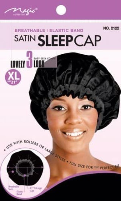 Breathable Satin Sleep Cap 1