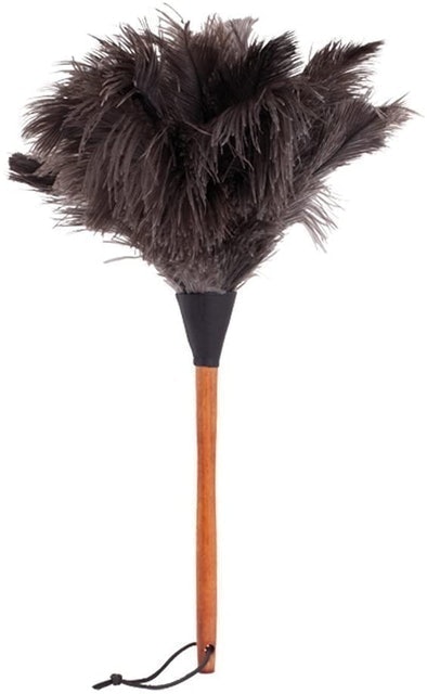 Ostrich Feather Duster With Beech Handle 1