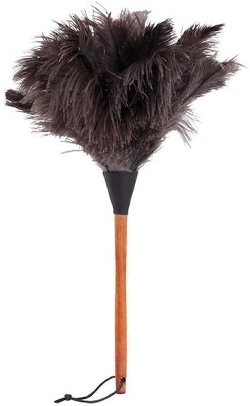 Ostrich Feather Duster With Beech Handle 1