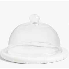 Marble & Glass Cheese Dome